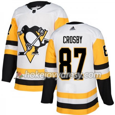 Pánské Hokejový Dres Pittsburgh Penguins Sidney Crosby 87 Bílá 2017-2018 Adidas Authentic